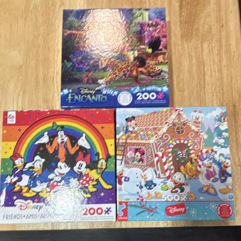 Disney Puzzle Pack of 3